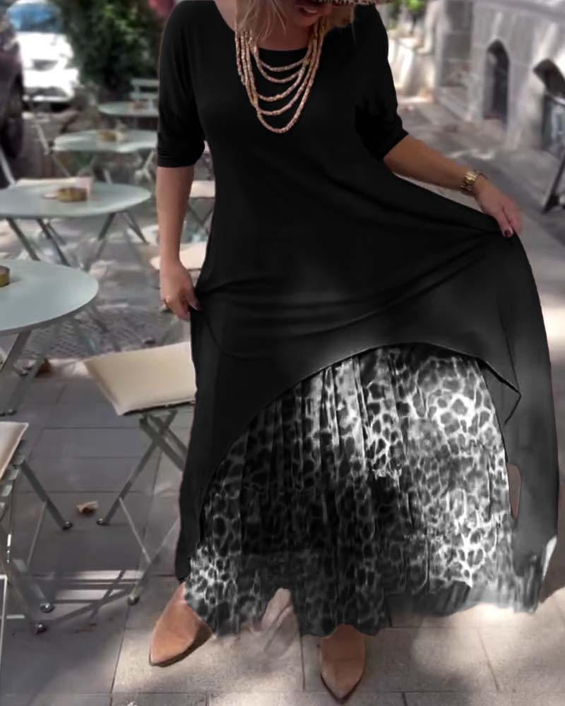 RAFFAELLA | Asymmetrische Jurk met Lange Mouwen en Tulle Effect Rok voor een Chique en Unieke Look