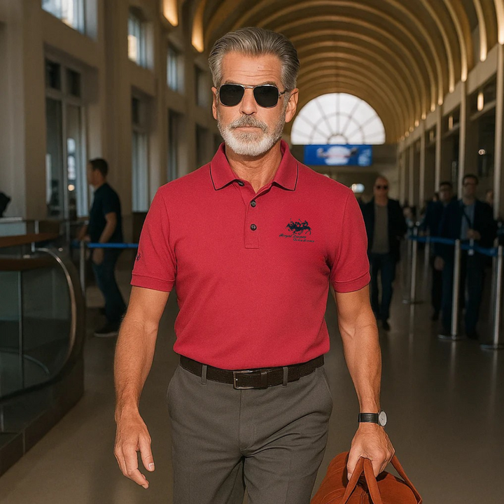 LUCA | Herenpolo met Moderne Pasvorm en Ademend Comfort voor Dagelijks Stijlvol Gebruik