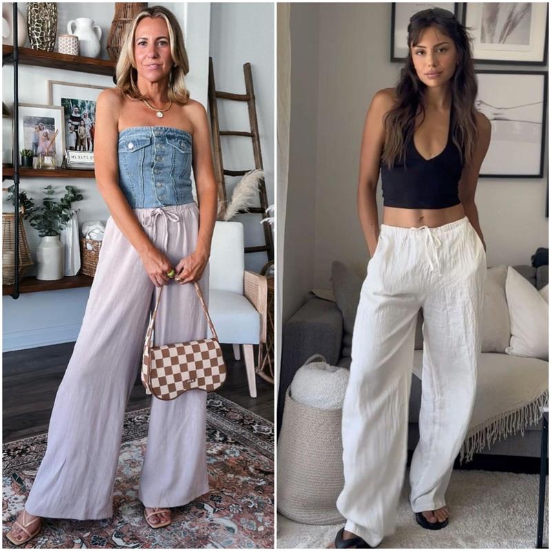 GABRIELLA | Zomerbroek met Wijde Pijpen voor Maximale Comfort en Elegante Dagstijl