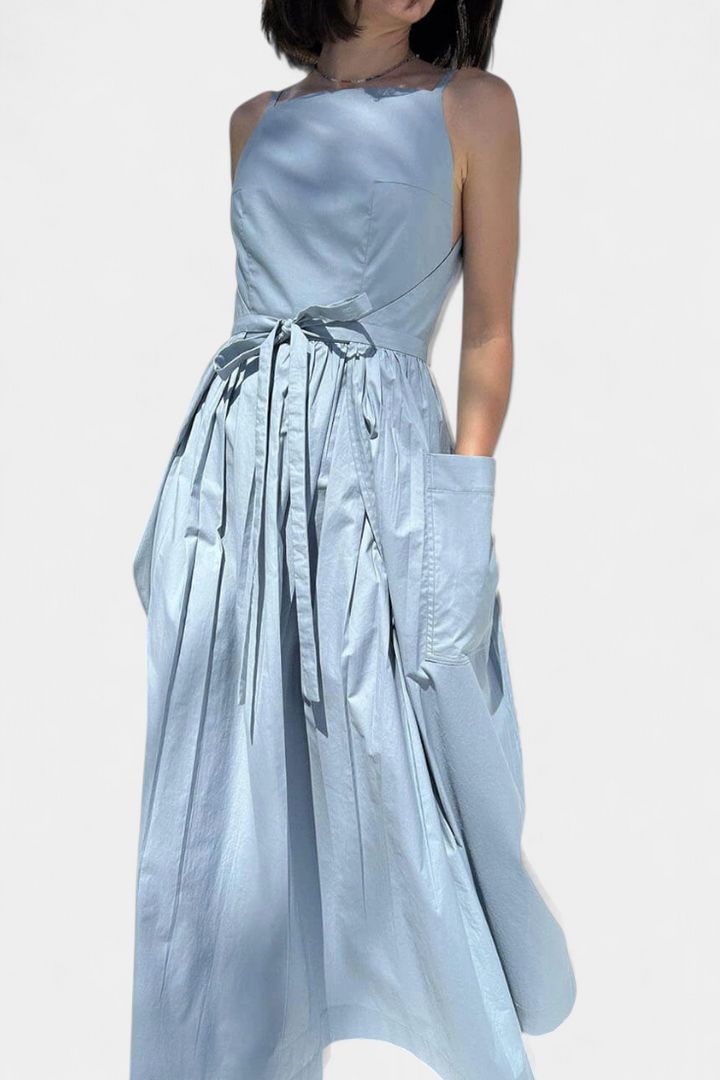 SERENA | Lange Jurk met Verstelbare Lussen voor Romantische Stijl en Zomerse Comfort