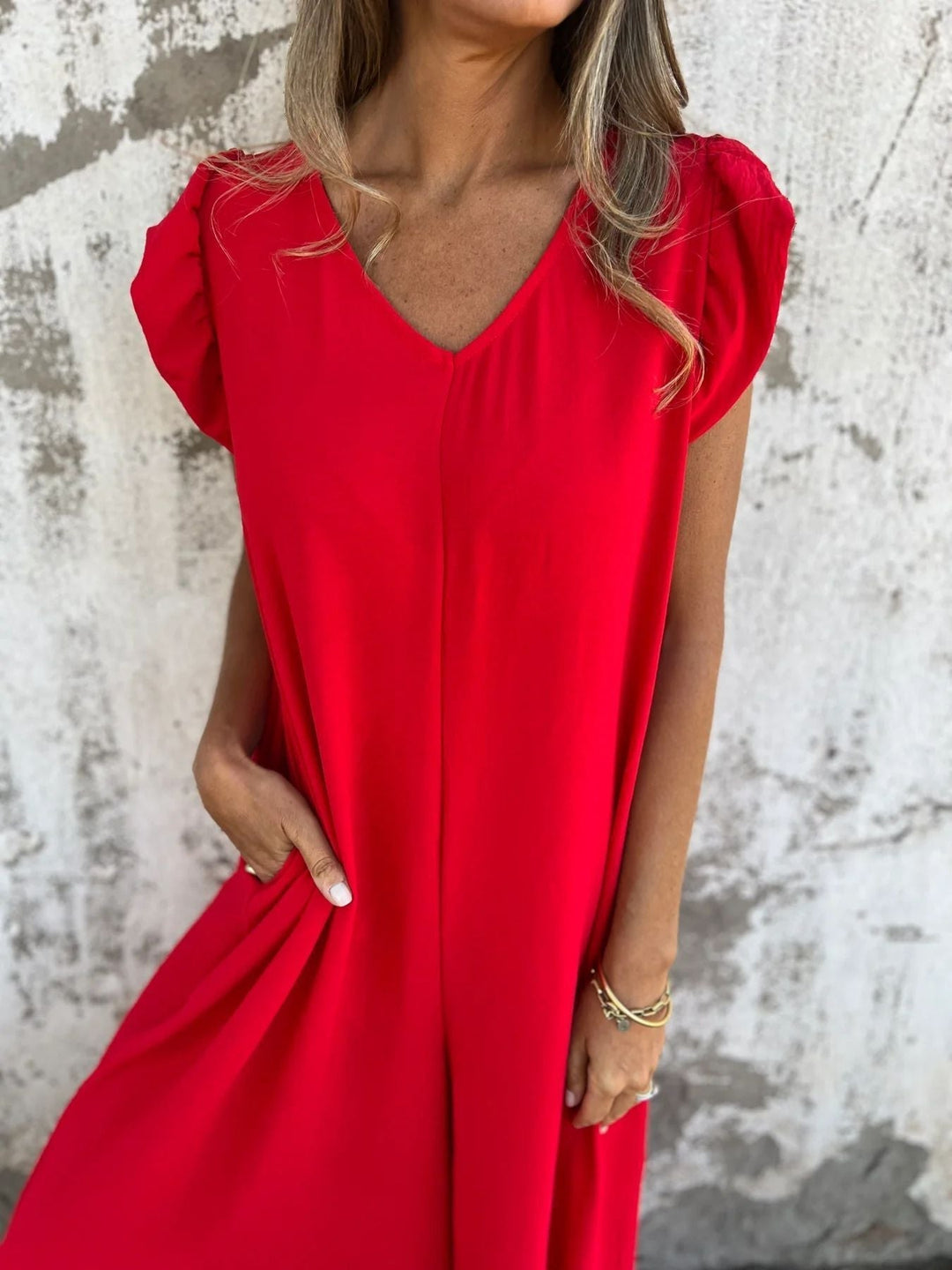 GABRIELLA | Lange Jumpsuit met V-hals en Dierenprint voor Vrijheid van Beweging en Natuurlijke Elegantie