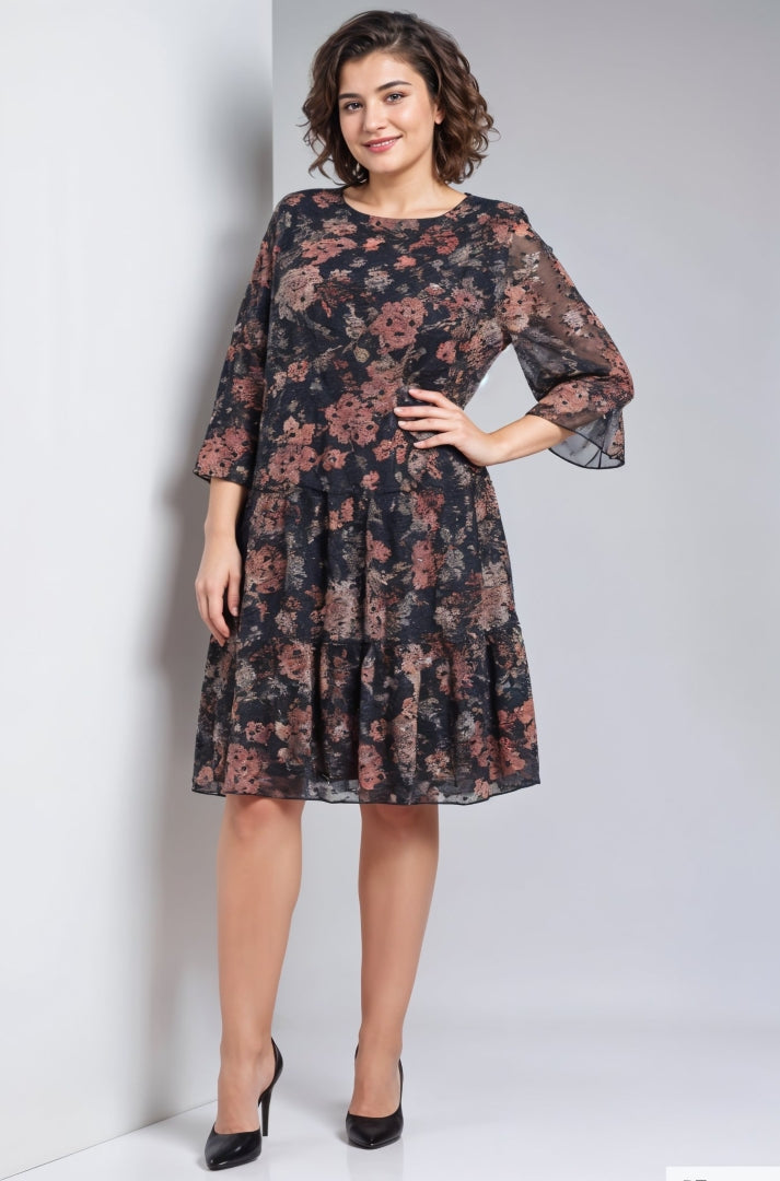 Gabriella | Elegant en Vloeiend Jurk die Elke Silhouet Versterkt