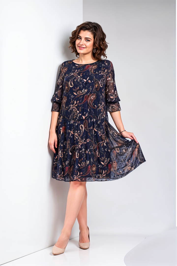 Gabriella | Elegant en Vloeiend Jurk die Elke Silhouet Versterkt