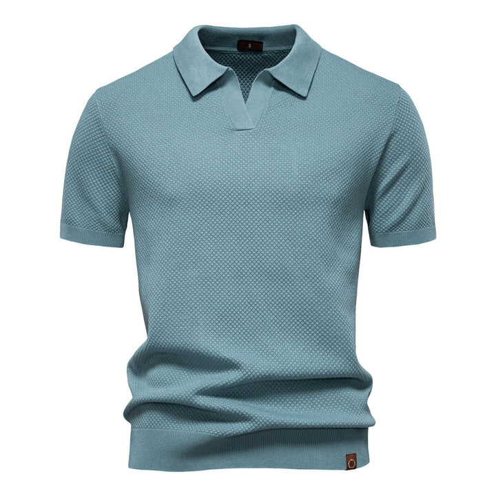 Ulrich – Gestructureerde Polo-Shirt