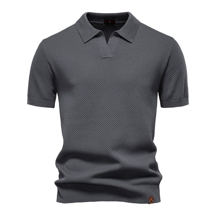 Ulrich – Gestructureerde Polo-Shirt