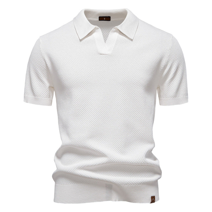Ulrich – Gestructureerde Polo-Shirt