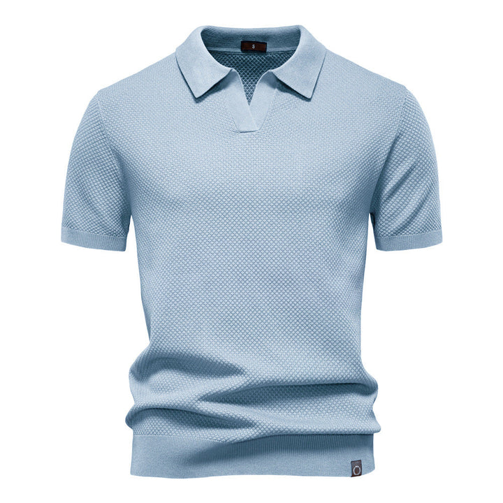 Ulrich – Gestructureerde Polo-Shirt