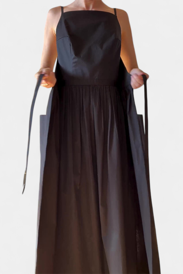 SERENA | Lange Jurk met Verstelbare Lussen voor Romantische Stijl en Zomerse Comfort