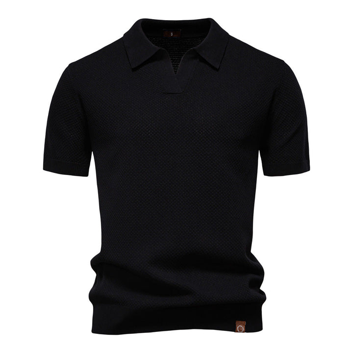 Ulrich – Gestructureerde Polo-Shirt