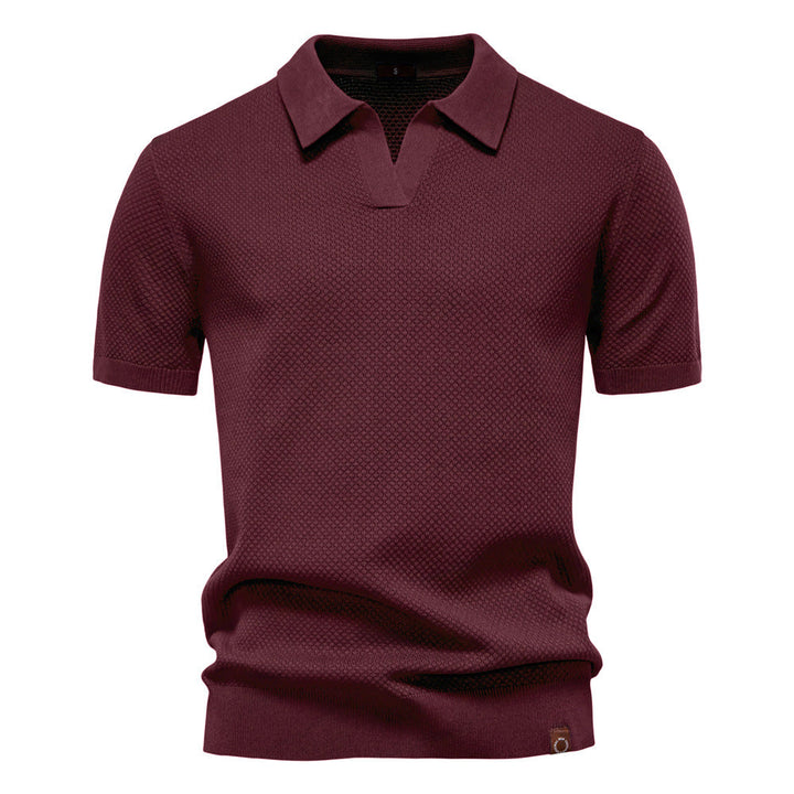 Ulrich – Gestructureerde Polo-Shirt