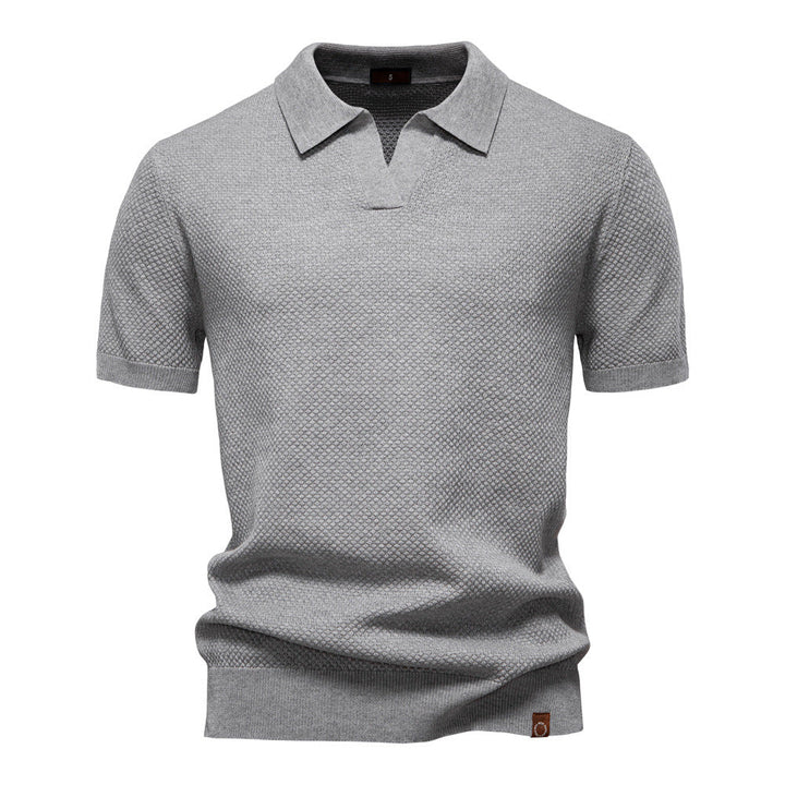 Ulrich – Gestructureerde Polo-Shirt
