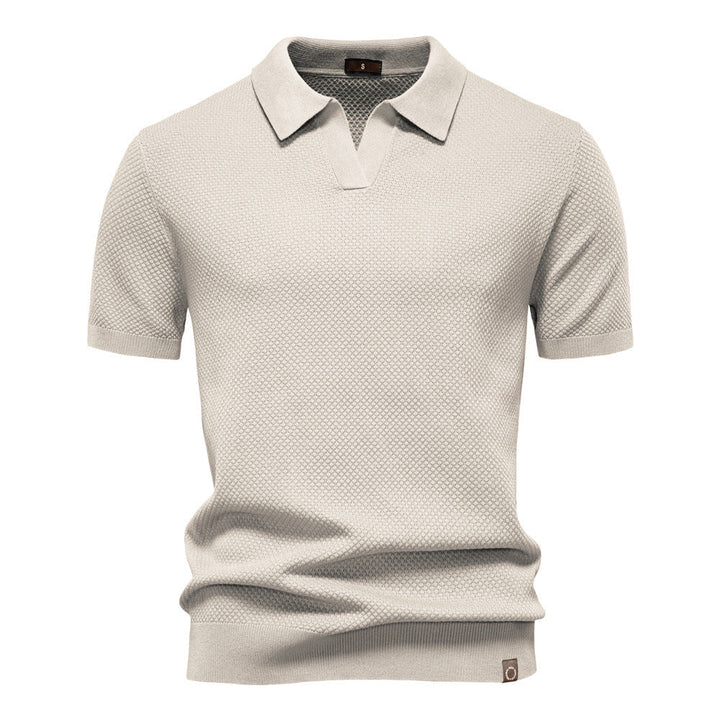 Ulrich – Gestructureerde Polo-Shirt