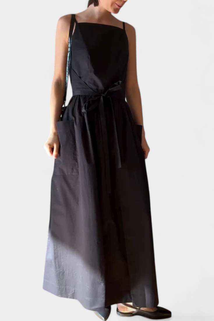 SERENA | Lange Jurk met Verstelbare Lussen voor Romantische Stijl en Zomerse Comfort