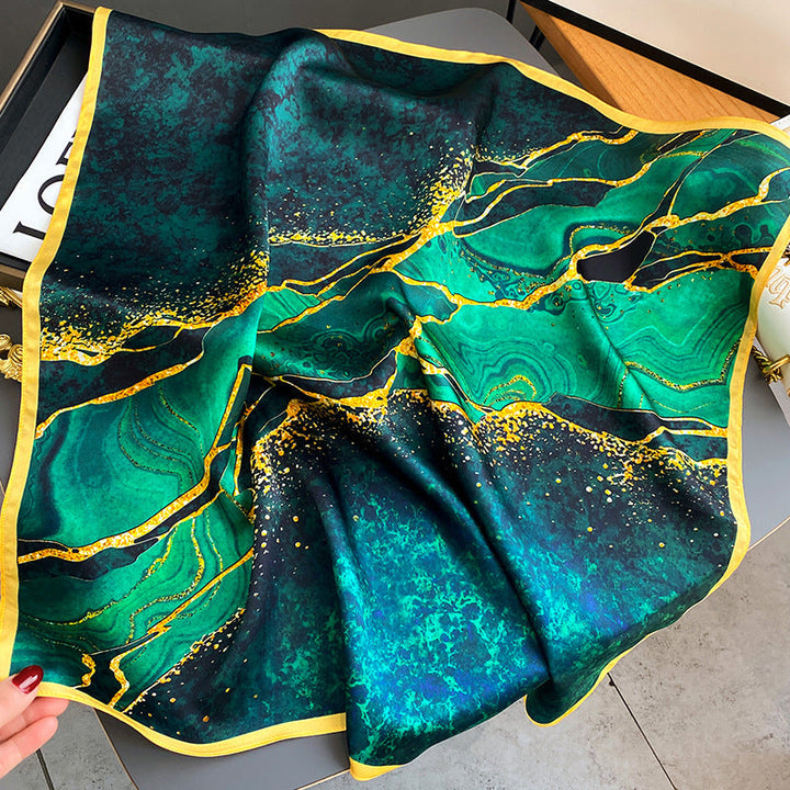 Luciana | Elegante Vierkante Sjaal in Maxi Formaat voor een Tijdloze Look