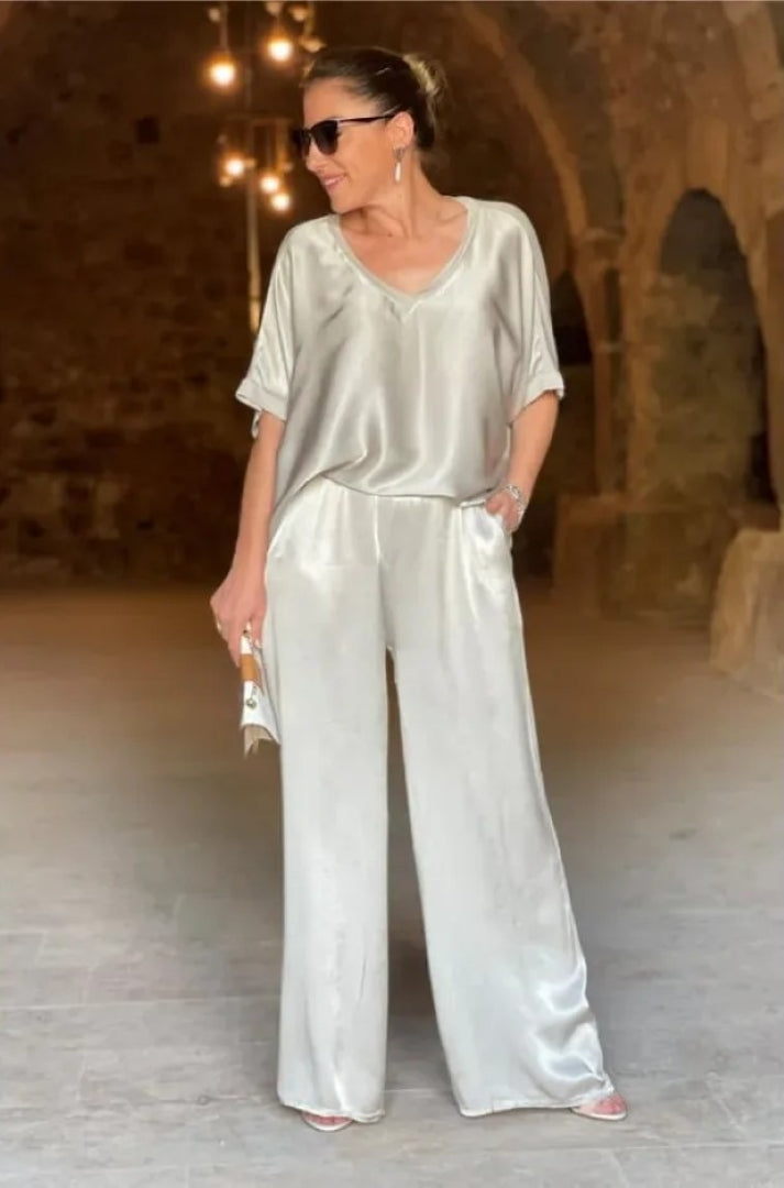 ALYSSA | Compleet Satijn Elegant en Comfortabel 2 Stuks