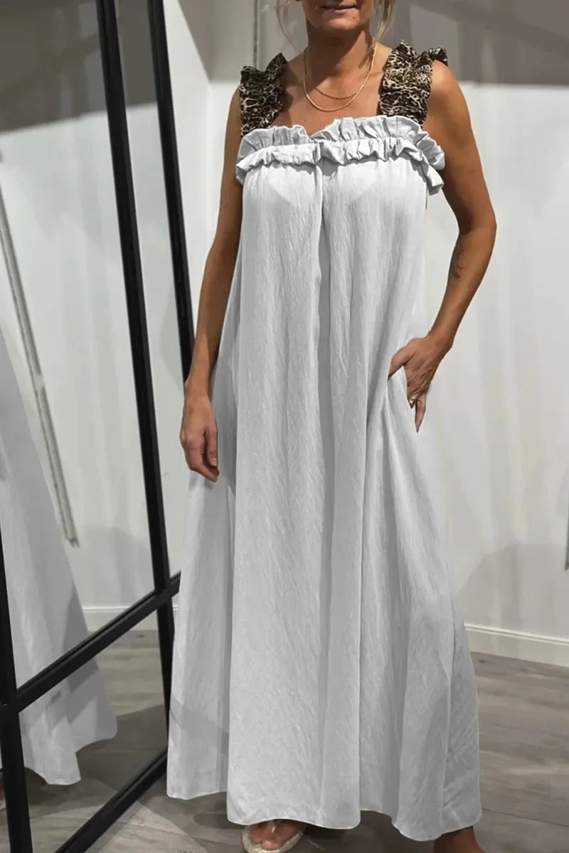 Helen – Gedurfde en elegante jurk met luipaardprint