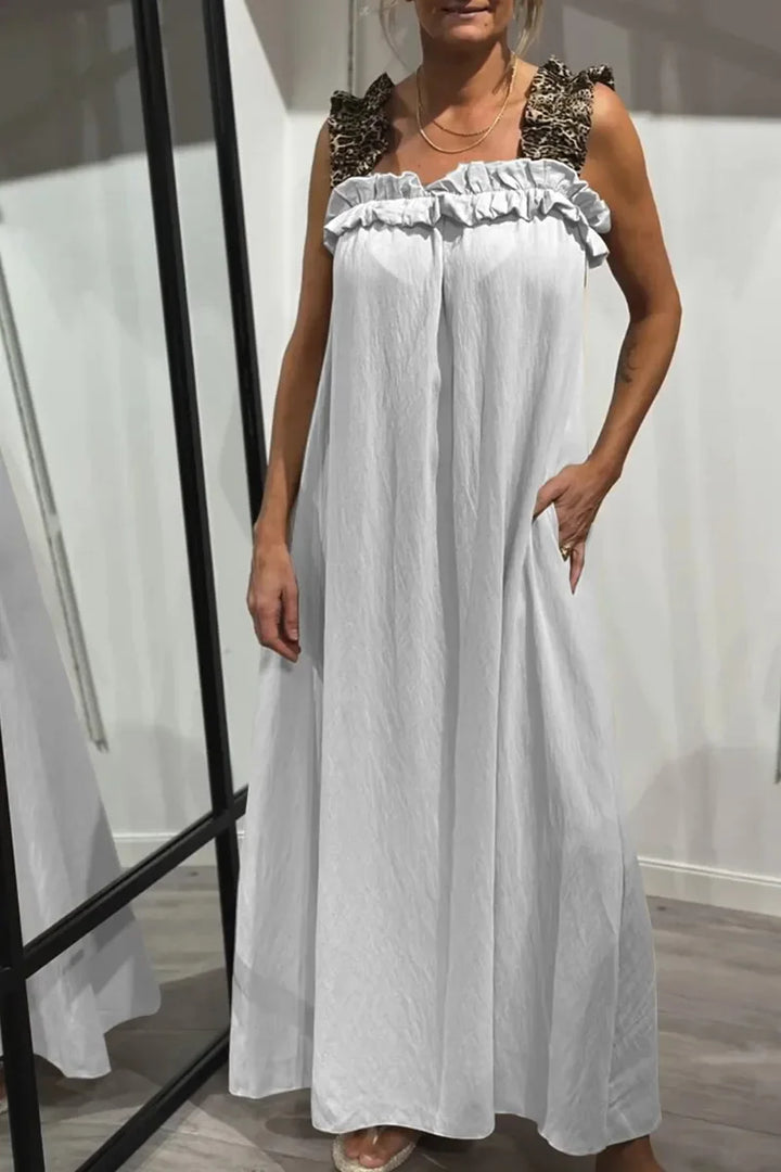 Helen – Gedurfde en elegante jurk met luipaardprint