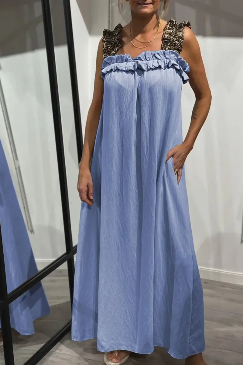 Helen – Gedurfde en elegante jurk met luipaardprint