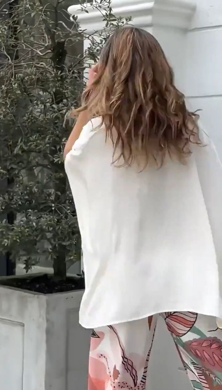 AMALIA | Compleet 2-delig met Vloeiende Pasvorm en Tropisch Chic Stijl voor Zomerse Dagen