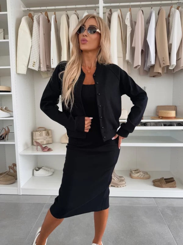 DALILA | Compleet Jurk en Sweater met Modern Ontwerp en Comfortabele Pasvorm voor Casual Gelegenheden