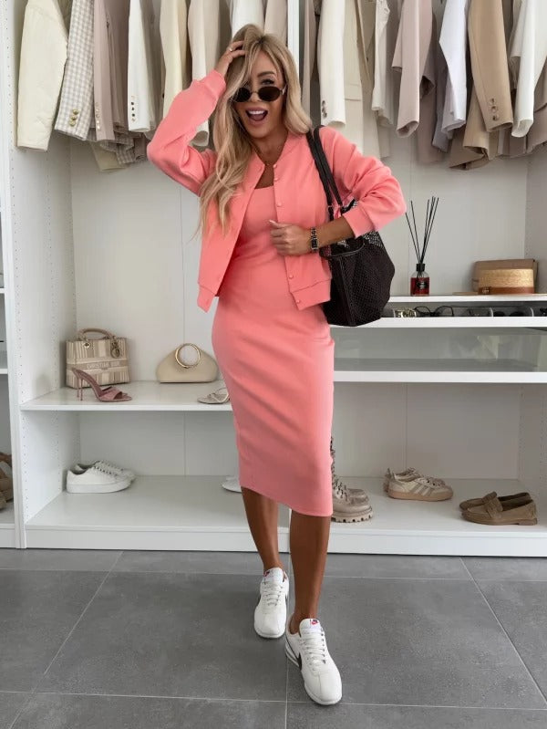 DALILA | Compleet Jurk en Sweater met Modern Ontwerp en Comfortabele Pasvorm voor Casual Gelegenheden