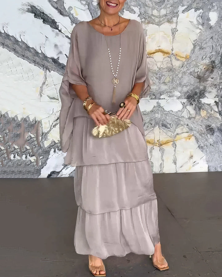 Caroline | Elegante Maxi Jurk Comfortabel voor Alle Gelegenheden