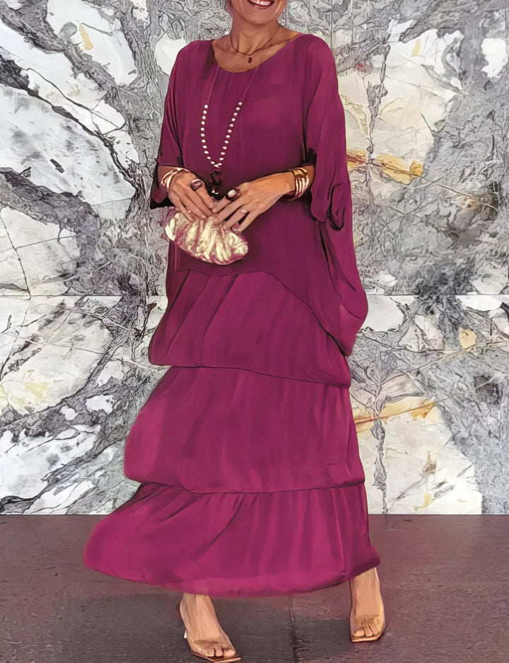 Caroline | Elegante Maxi Jurk Comfortabel voor Alle Gelegenheden